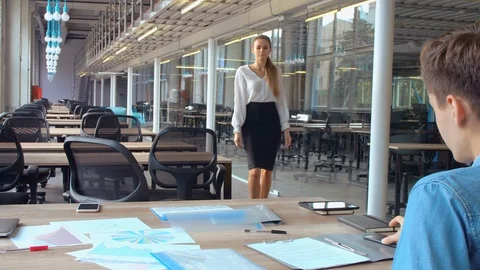 Meeting in office Stock Footage 103104230