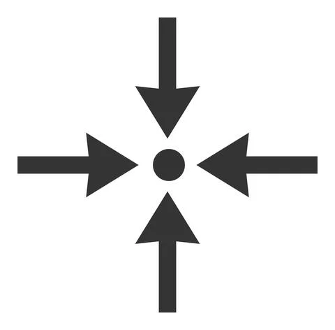 Meeting Point Vector Icon Flat Illustration Stockillustratie