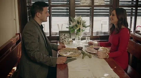 Meeting in a restaurant Stock Footage 49113631