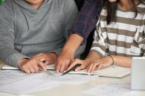 Meeting of software developers Stock Photos