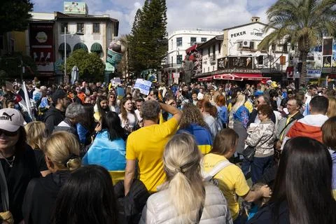 Meeting To Support Peace In Ukraine, 25 feb 2023, Antalya Turkey Stock Photos