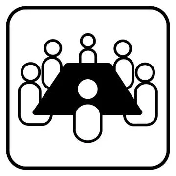 Meeting symbol Stock Illustration