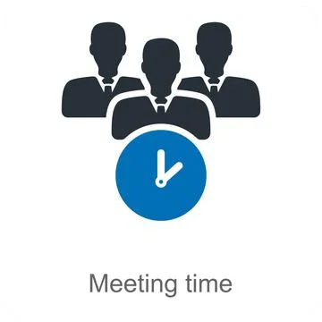 Meeting Time Stock Illustration
