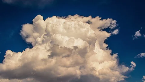 Mega Cloud Front Time Lapse FULL HD Stock Footage 128205159