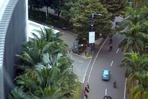 Mega Kuningan in the Afternoon Stock Photos