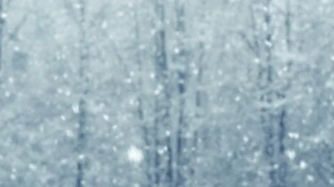Mega massive extra big global defocus snowfall loop Stock Footage 48994735