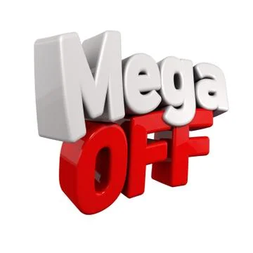 Mega offer Stock Illustration
