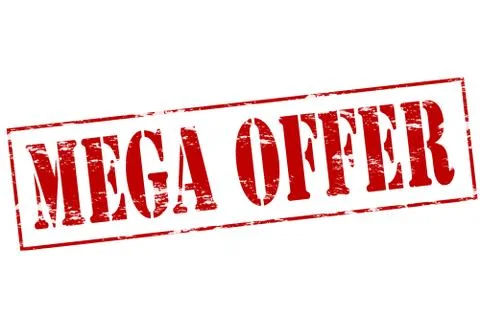 Mega offer Stock Illustration