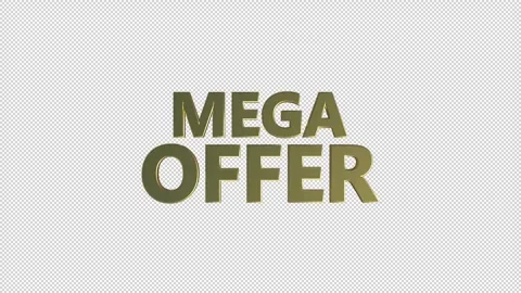 Mega Offer Loop Alpha Stock Footage 343382847