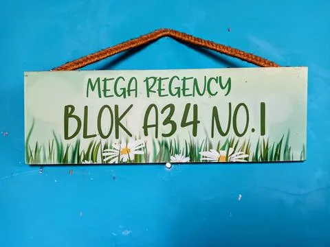 Mega Regency Address Sign Stock Photos