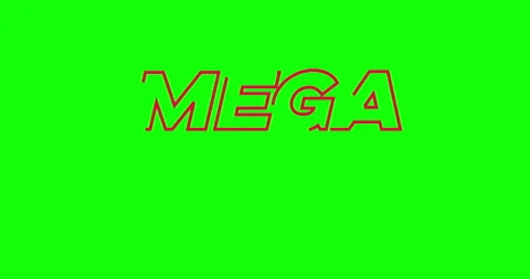 Mega sale animation. Animated mega sale text on green background. Sale Stock Footage 278836253