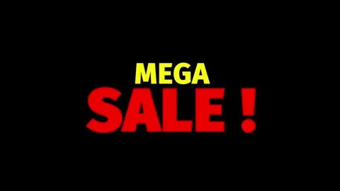 Mega Sale Animation Stock Footage 254464730