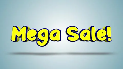 Mega Sale Animation Stock Footage 254556683