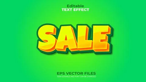 Mega Sale EPS Editable Text Effect and font can be changed 스톡 일러스트