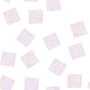 Mega sale glyph seamless pattern 스톡 일러스트