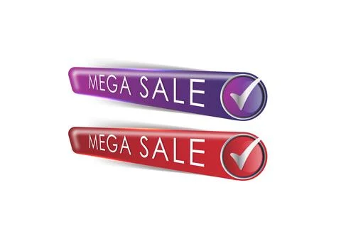 Mega Sale Vector File EPS Stock Illustration