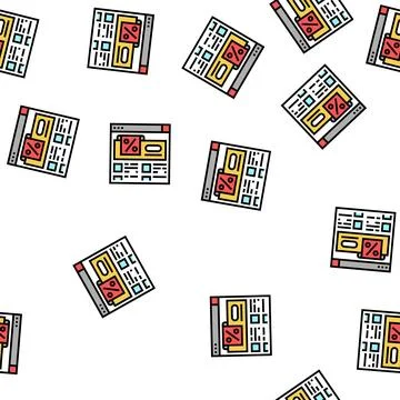 Mega sale vector seamless pattern 스톡 일러스트