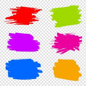 Mega set of brush paint banner for your projects. Stock Illustration