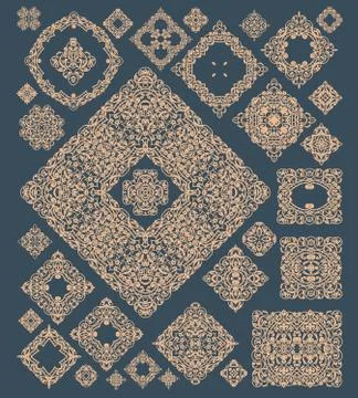 Mega set of design elements.   layered Stock Photos