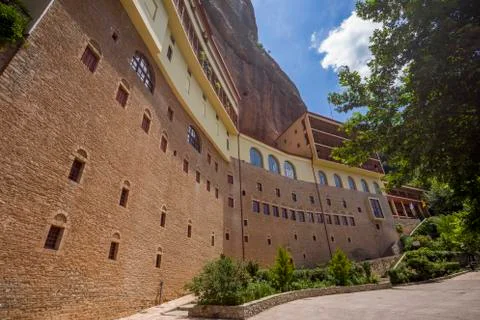 Mega Spileo or Monastery of the Great Cavern, Greece Foto stock