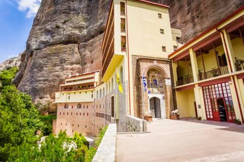 Mega Spileo or Monastery of the Great Cavern, Greece Stock Photos