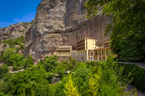 Mega Spileo or Monastery of the Great Cavern, Greece Stock Photos
