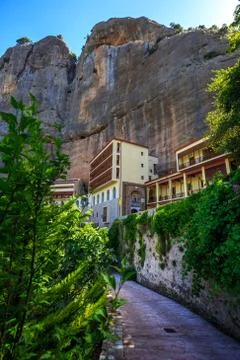 Mega Spileo or Monastery of the Great Cavern, Greece Stock-Fotos