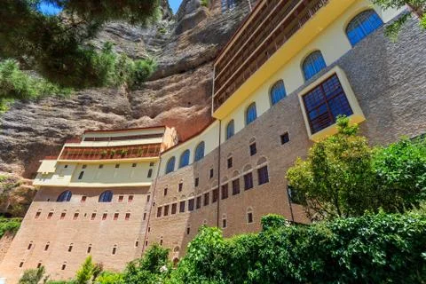 Mega Spileo or Monastery of the Great Cavern, Greece Stock-Fotos