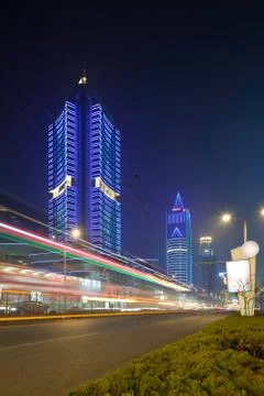 Megacity highway Illustrazione stock