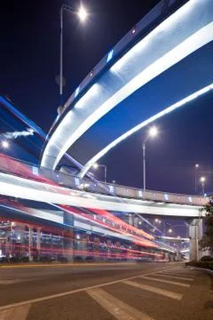 Megacity highway Stock Illustration