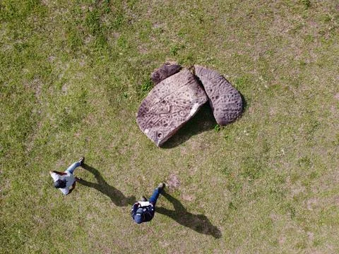 Megalithic Calendar Stone Stock Photos