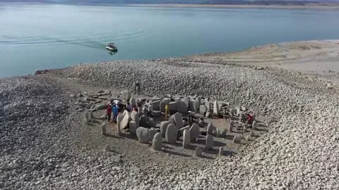 Megalithic complex of Guadalperal in Spain, much more than a granite dolmen, GUA 스톡 동영상 204049241