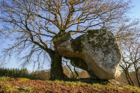 Megalithic Monument of Celtic origin Stock Photos