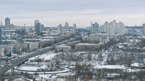 Megalopolis skyline at night. Stock Footage 105135995