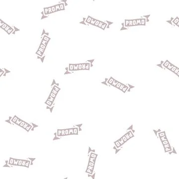 Megaphone accessory for advertising glyph vector seamless pattern Stock-Illustration