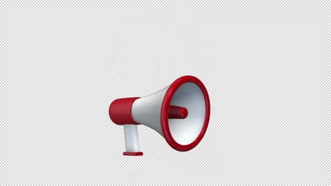 Megaphone on Alpha Stock Footage 138099797