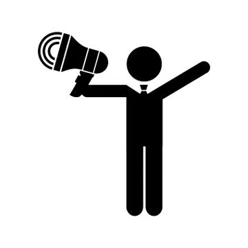Megaphone design over white background vector illustration イラスト素材
