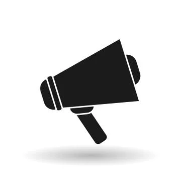 Megaphone design over white background, vector illustration イラスト素材