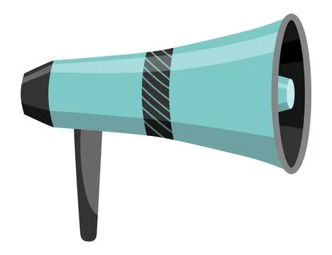 Megaphone icon. Amplify your message with this bold and attention-grabbing Stock Illustration