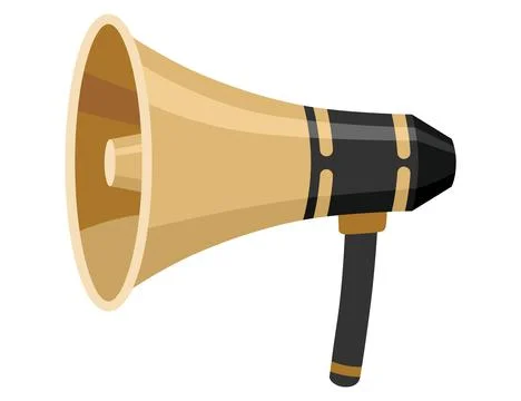 Megaphone icon. Amplify your message with this bold and attention-grabbing Stock Illustration