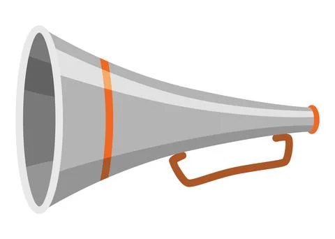 Megaphone icon. Amplify your message with this bold and attention-grabbing Stock Illustration