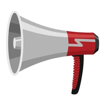 Megaphone icon. Amplify your message with this bold and attention-grabbing Stock Illustration