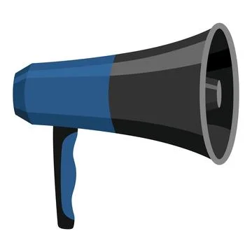 Megaphone icon. Amplify your message with this bold and attention-grabbing Stock Illustration
