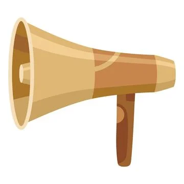 Megaphone icon. Amplify your message with this bold and attention-grabbing Stock Illustration
