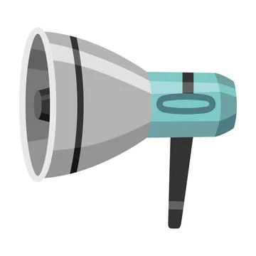 Megaphone icon. Amplify your message with this bold and attention-grabbing Stock Illustration