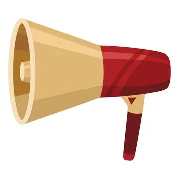 Megaphone icon. Amplify your message with this bold and attention-grabbing Stock Illustration