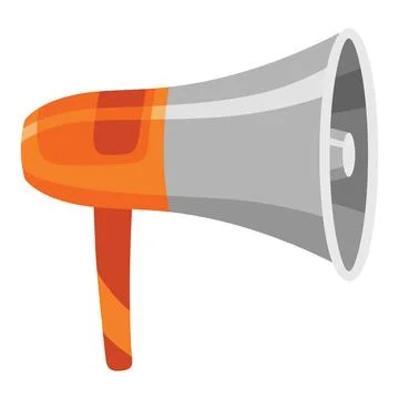 Megaphone icon. Amplify your message with this bold and attention-grabbing Stock Illustration