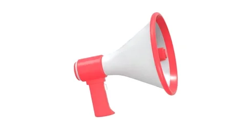 Megaphone icon animation motion graphics video Stock Footage 278964339