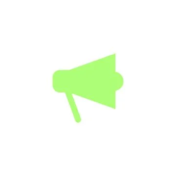 Megaphone Icon Conceptual Vector Design Stock Illustration