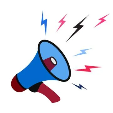 Megaphone icon design Stock Illustration